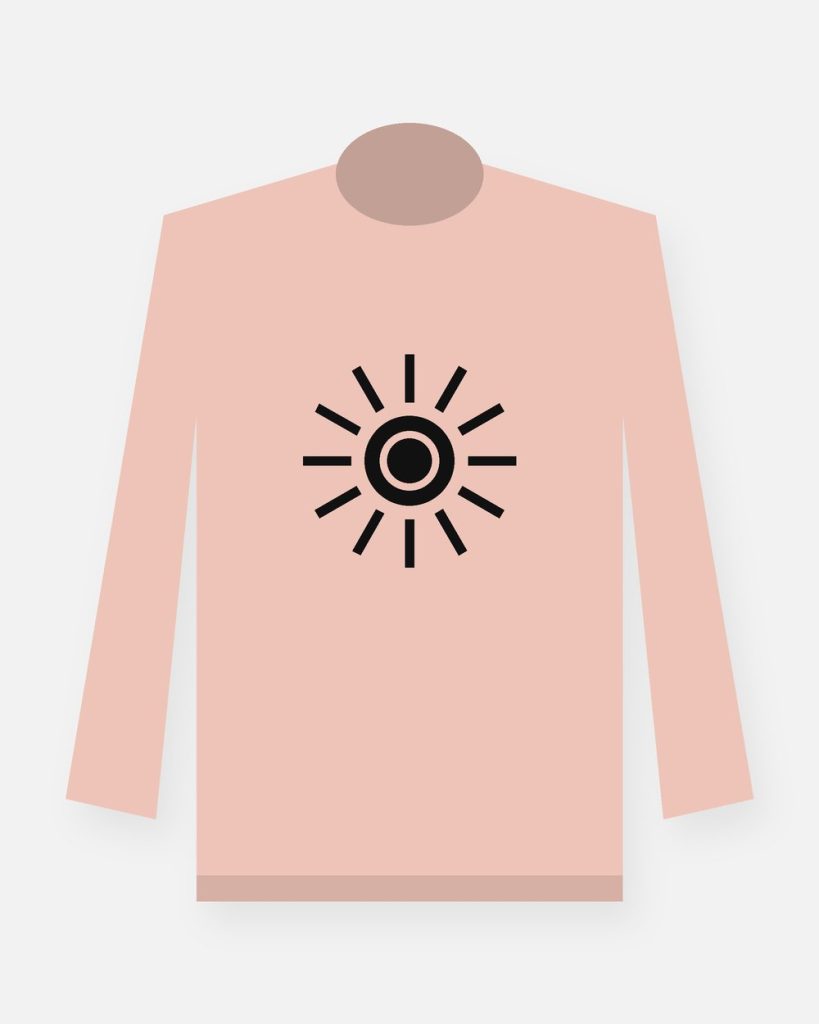 Sweatshirt „Sonnenschein“ – Rosé